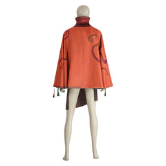 Avatar: Fire and Ash (2025) Peylak Orange Cape Cloak Set Outfits Cosplay Costume 