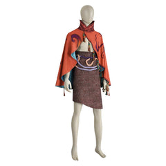 Avatar: Fire and Ash (2025) Peylak Orange Cape Cloak Set Outfits Cosplay Costume 