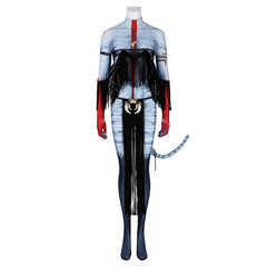 Avatar: Fire and Ash (2025) Varang Blue Jumpsuit Set Outfits Cosplay Costume 