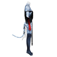Avatar: Fire and Ash (2025) Varang Blue Jumpsuit Set Outfits Cosplay Costume 