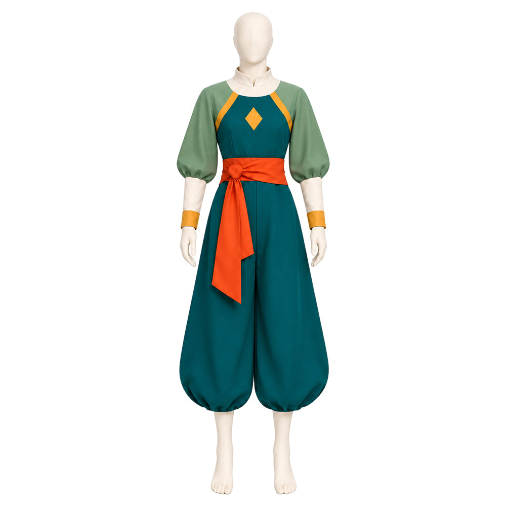 Avatar: Seven Havens (2026) Nisha Green Orange Set Outfits Cosplay Costume 