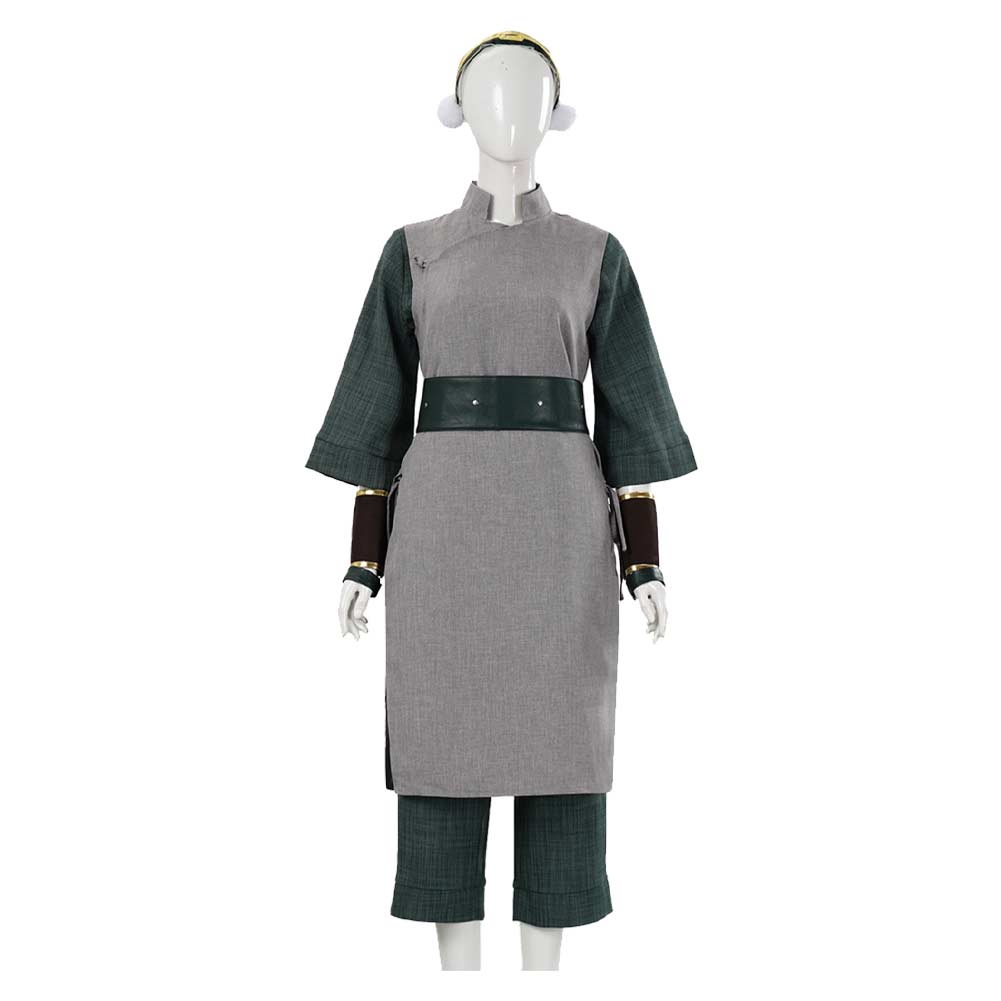 Avatar: The Last Airbender (2026) Toph Beifong Green Gray Set Outfits Cosplay Costume