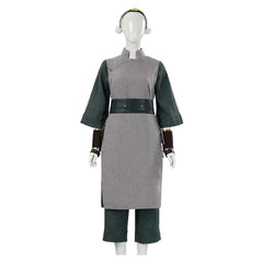 Avatar: The Last Airbender (2026) Toph Beifong Green Gray Set Outfits Cosplay Costume