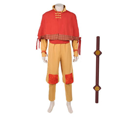 Avatar: The Last Airbender Live-action (2026) Aang Yellow Set Outfits Cosplay Costume