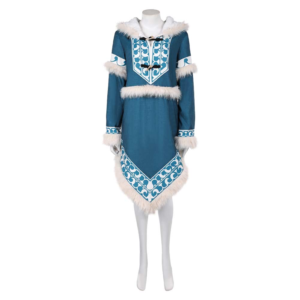 Avatar: The Last Airbender Live-action (2026) Katara Blue Robe Coat Outfits Cosplay Costume