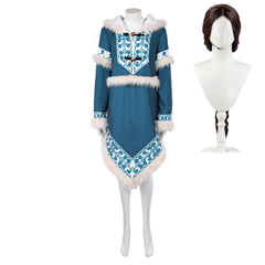 Avatar: The Last Airbender Live-action (2026) Katara Blue Robe Coat Outfits Cosplay Costume