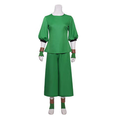 Avatar: The Last Airbender Toph Beifong The Rift Green Set Outfits Cosplay Costume