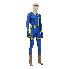 Avengers: Doomsday (2026) Cyclops Blue Jumpsuit Set Outfits Cosplay Costume