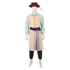 Backrooms (2026) Captaion Clark Yellow Pirate Set Outfits Cosplay Costume