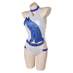 Band ABBA Agnetha Faltskong Blue Swimsuits Outfits Cosplay Costume Halloween Carnival Suit - Coshduk