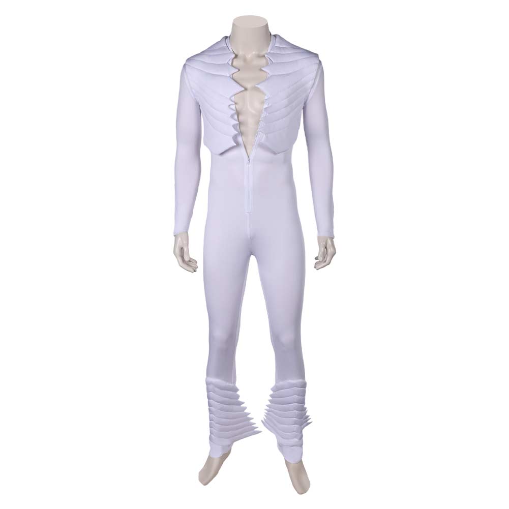 Band Queen Freddie Mercury White Wings Jumpsuit Outfits Cosplay Costume Halloween Carnival Suit 