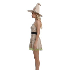 Batman ​Scarecrow Dress Hat Horror Outfits Cosplay Halloween Suit 