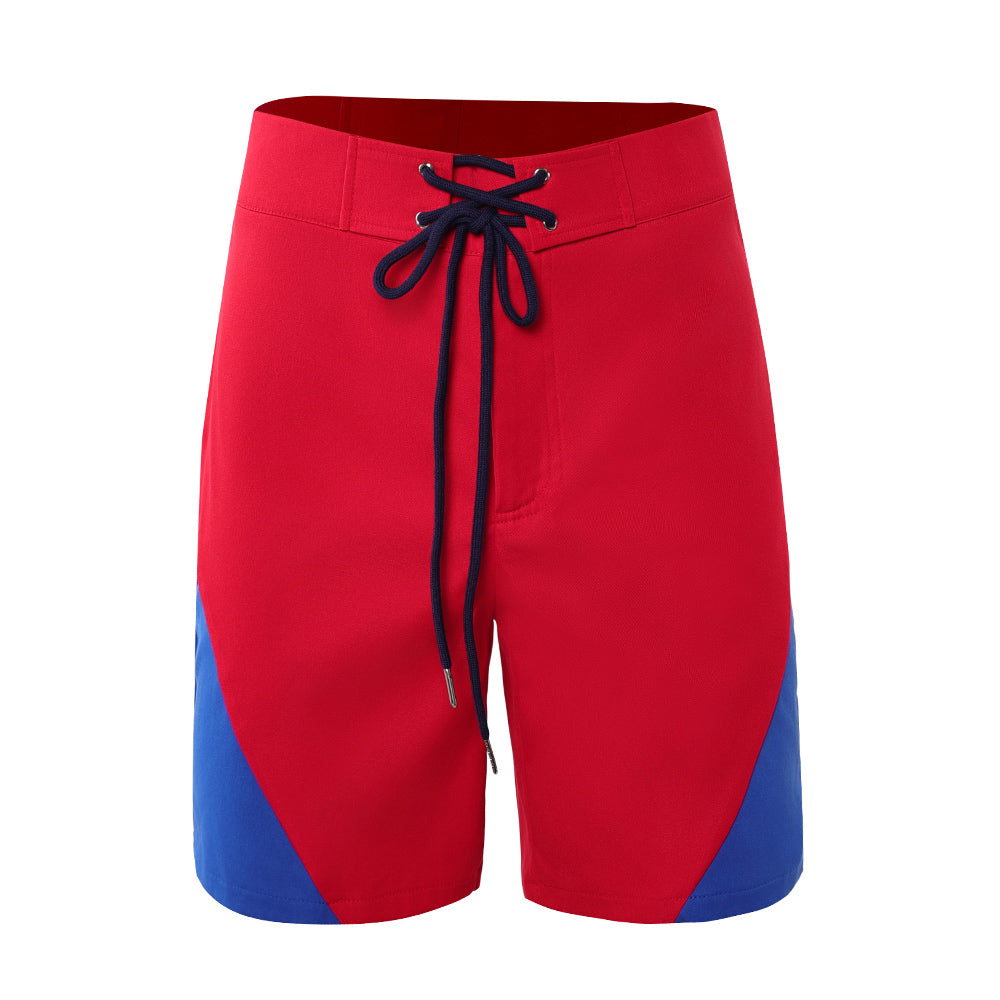 Baywatch 2017 Matt Brody Red Blue Swim Trunks Pants Cosplay Costume