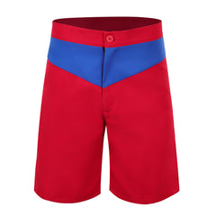 Baywatch 2017 Mitch Buchannon Red Blue Swim Trunks Pants Cosplay Costume 