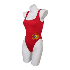 Baywatch C.J. Parker Lined Red Swimsuit Beach Wear Outfits Cosplay Costume
