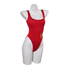 Baywatch C.J. Parker Lined Red Swimsuit Beach Wear Outfits Cosplay Costume