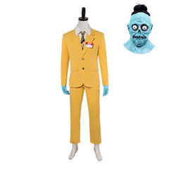 Beetlejuice Season 2 (2024) Bob Shrinker Yellow Suit Outfits Cosplay Costume Halloween Carnival Suit