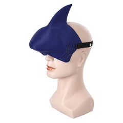 Beam Blue Shark Mask Cosplay Plastic Mask Accessories Halloween Carnival Party Props