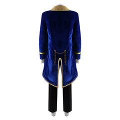 Beauty And The Beast Prince Adam Dark Blue Set Outfits Cosplay Costume