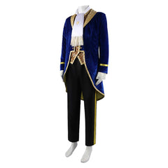 Beauty And The Beast Prince Adam Dark Blue Set Outfits Cosplay Costume