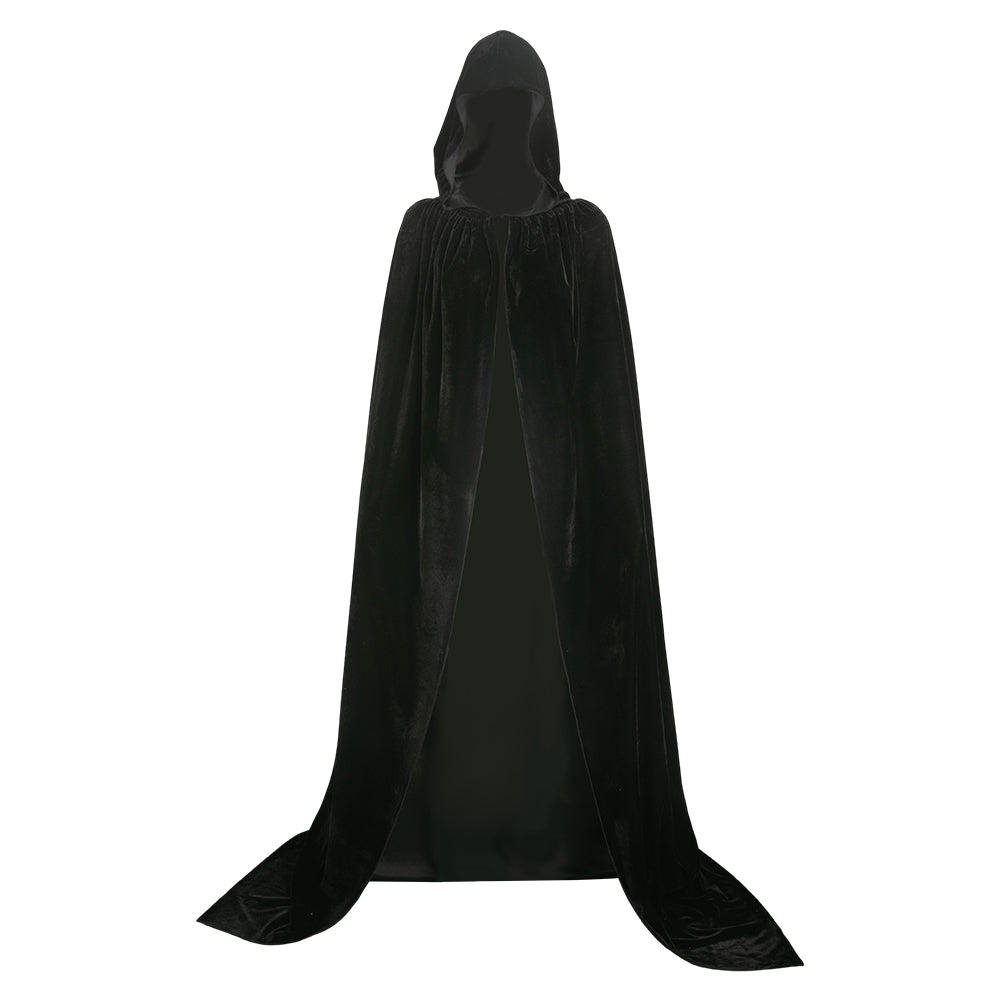 Black Cloak Outfits Cosplay Costume Halloween Carnival Suit