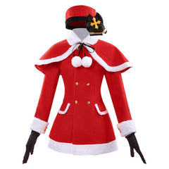 Blue Archive Serina Christmas Red Dress Set Outfits Cosplay Costume