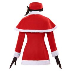 Blue Archive Serina Christmas Red Dress Set Outfits Cosplay Costume