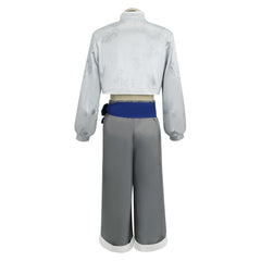 Blue Lock Nagi Seishiro White Kung Fu Set Outfits Cosplay Costume 