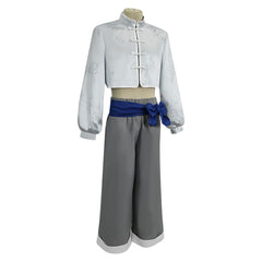 Blue Lock Nagi Seishiro White Kung Fu Set Outfits Cosplay Costume 