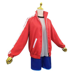 BNA Brand New Animal Michiru Kagemori Red Jacket Sportswear Set Outfits Cosplay Costume 