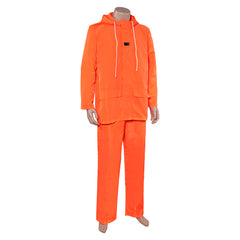 Breaking Bad Walter White Orange Hoodie Trousers Set Outfits Cosplay Costume 