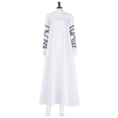 Bride Of Frankenstein Elizabeth White Dress Outfits Halloween Cosplay Costume
