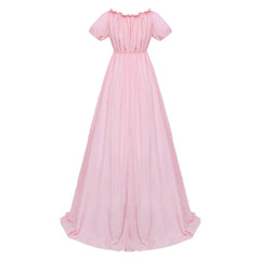 Bridgerton Season 4 (2026) Sophie Beckett Pink Dress Renaissance Outfits Cosplay Costume