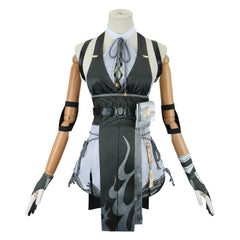 Game Wuthering Waves (2024) Female Rover Black Set Outfits Cosplay Costume Halloween Carnival Suit