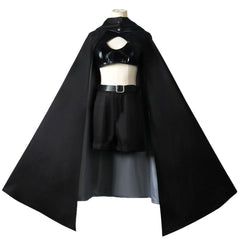 Call Of The Night 2 (2025) Nanakusa Nazuna Black Cloak Set Outfits Cosplay Costume 