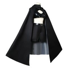 Call Of The Night 2 (2025) Nanakusa Nazuna Black Cloak Set Outfits Cosplay Costume 