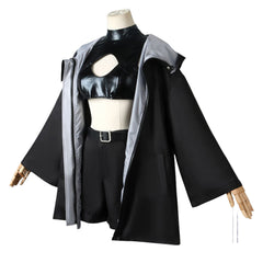 Call Of The Night 2 (2025) Nanakusa Nazuna Black Jacket Set Outfits Cosplay Costume