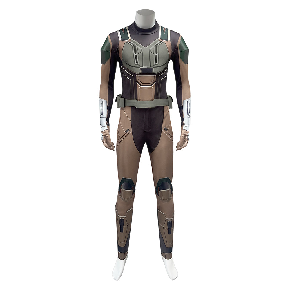 Captain America: Brave New World (2025) Falcon Brown Set Outfits Cosplay Costume 