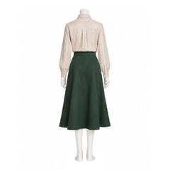 Carrie (2026) Carrie Shirt Green Skirt Set Outfits Cosplay Costume