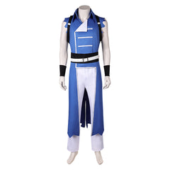 Castlevania: Nocturne Season 2 (2025) Richter Belmont Blue Ripped Outfits Cosplay Costume