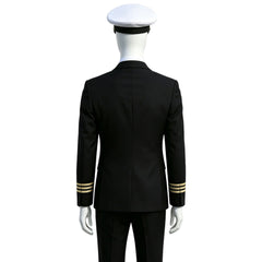 Catch Me If You Can Frank Abagnale Jr. Pilot Captain Uniform Outfits Cosplay Costume