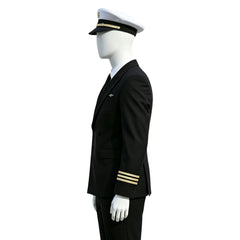Catch Me If You Can Frank Abagnale Jr. Pilot Captain Uniform Outfits Cosplay Costume