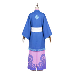 Cecilus Segmunt Blue Pink Kimono Set Outfits Halloween Cosplay Costume 