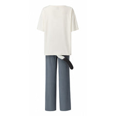 Chainsmoker Cat (2026) Yaniko Shirt Pants Cat Ears Tail Set Outfits Cosplay Costume