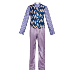 Charlie And The Chocolate Factory Willy Wonka Red Set Outfits Cosplay Costume