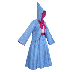Cinderella Fairy Godmother Blue Dress Set Outfits Cosplay Costume Halloween Carnival Suit