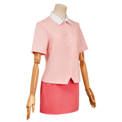 City The Animation (2025) Niikura Pink Shirt Skirt Set Outfits Cosplay Costume 