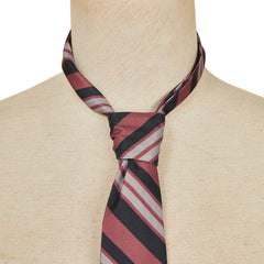 Clark Kent Red Black Striped Necktie Cosplay Accessories Props