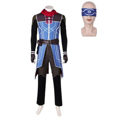 The Dragon Prince Season 6 (2024) Callum Blue Set Outfits Cosplay Costume