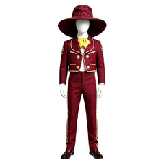 Coco Miguel Rivera Mariachi ​Red Set Outfits Cosplay Costume Halloween Carnival Suit 